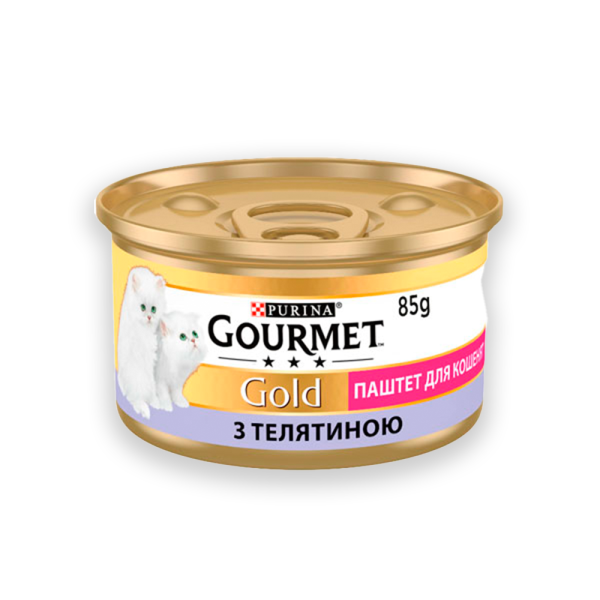 Gourmet Gold паштет для кошенят із телятиною, 85 г