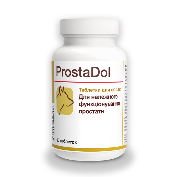 Dolfos ProstaDol Таблетки для собак для підтримки здоров'я простати, 90 таблеток