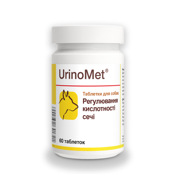 Dolfos UrinoMet таблетки для собак з проблемами сечостатевої системи, 60 таблеток