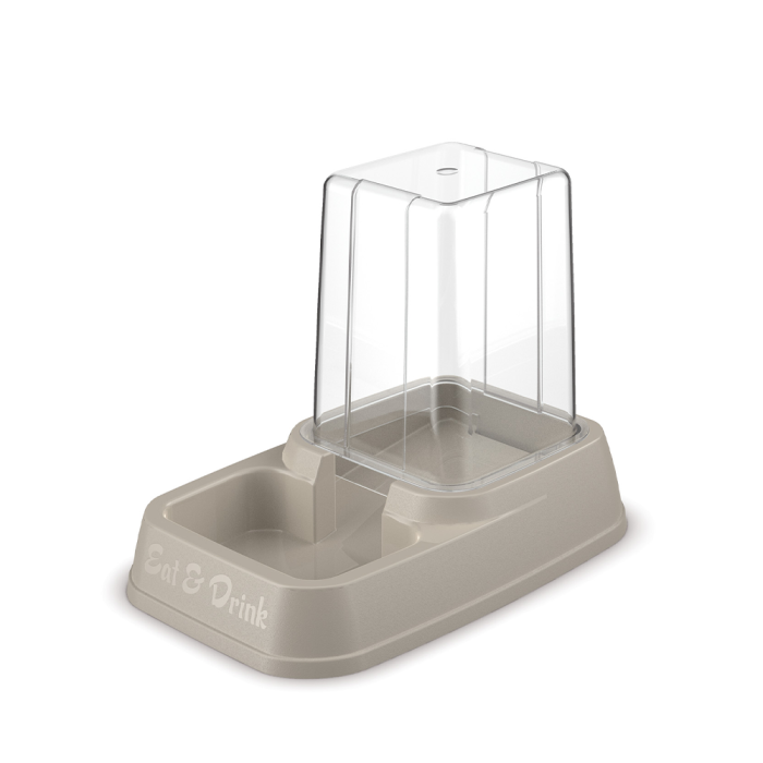 Georplast Eat&Drink миска з дозатором для корму або води, 3,7 л, 33,5x20x27,5 см